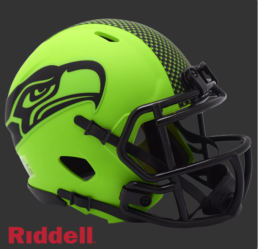 SEATTLE SEAHAWKS RAVE MINI HELMET