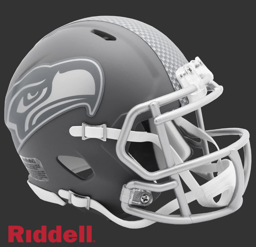 SEATTLE SEAHAWKS SLATE MINI HELMET