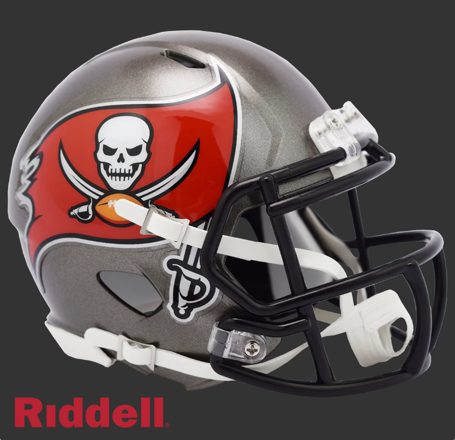 PRE-ORDER JUSTIN WATSON SIGNED TAMPA BAY BUCCANEERS CURRENT STYLE SPEED MINI HELMET BECKETT CERTIFIED