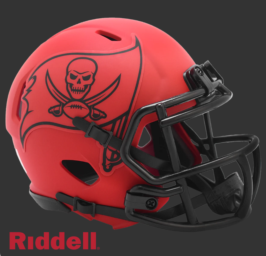 PRE-ORDER JUSTIN WATSON SIGNED TAMPA BAY BUCCANEERS RAVE MINI HELMET BECKETT CERTIFIED