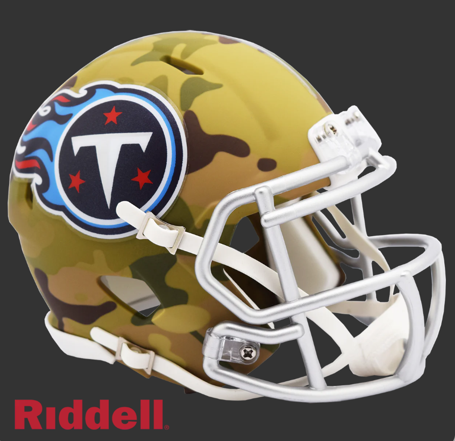 TENNESSEE TITANS CAMO LIMITED EDITION MINI HELMET