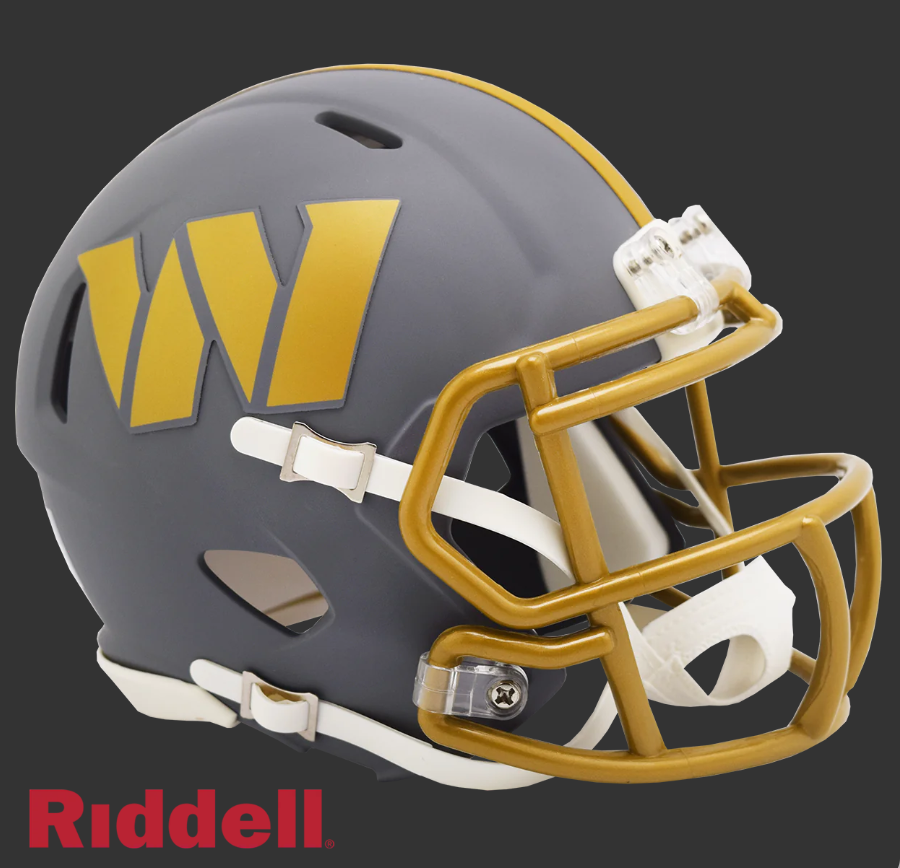 WASHINGTON COMMANDERS SLATE MINI HELMET