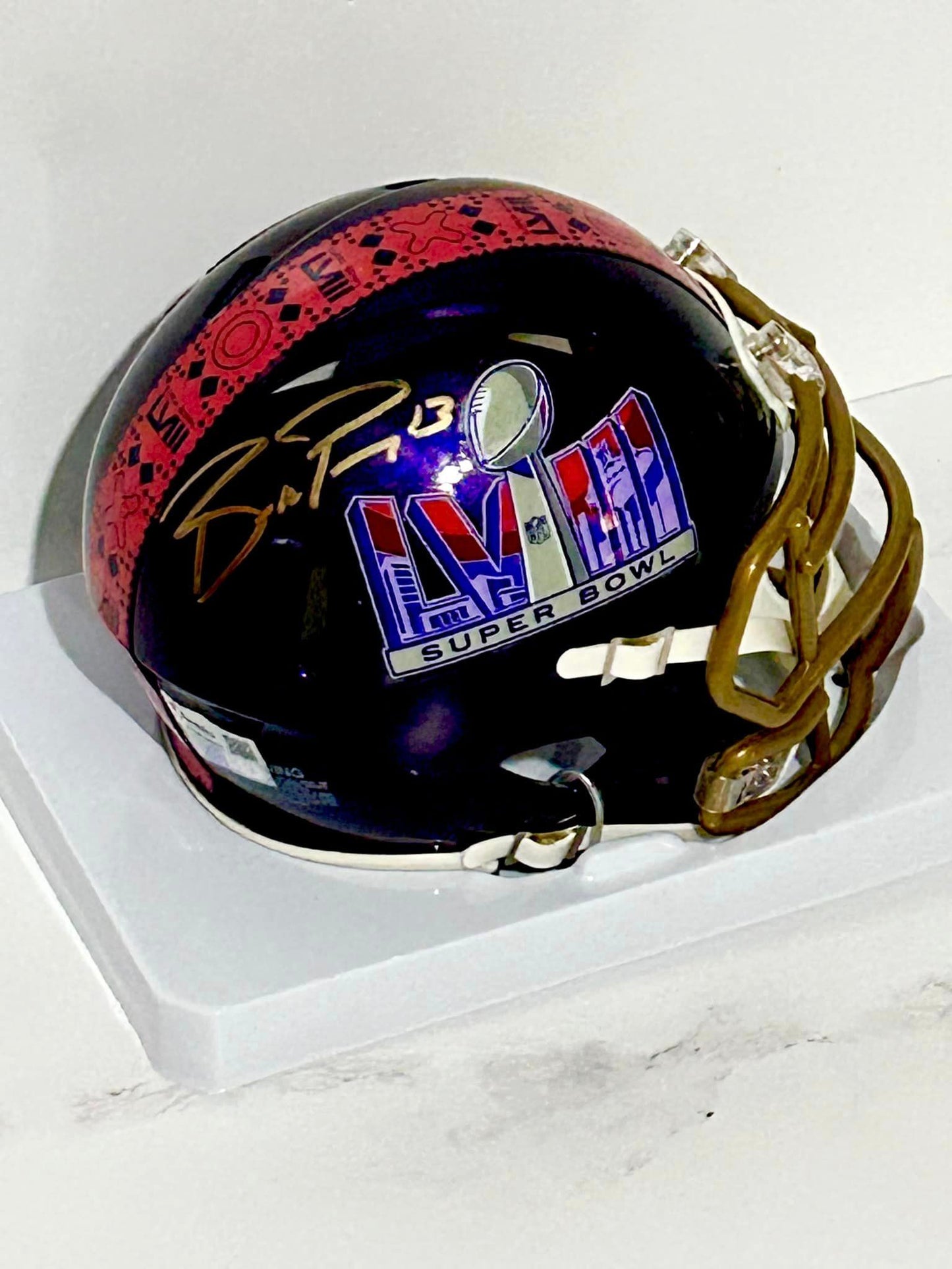 Brock Purdy Signed Super Bowl Mini Helmet Fanatic Certified