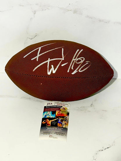 TJ Watt Signed Football JSA Certified