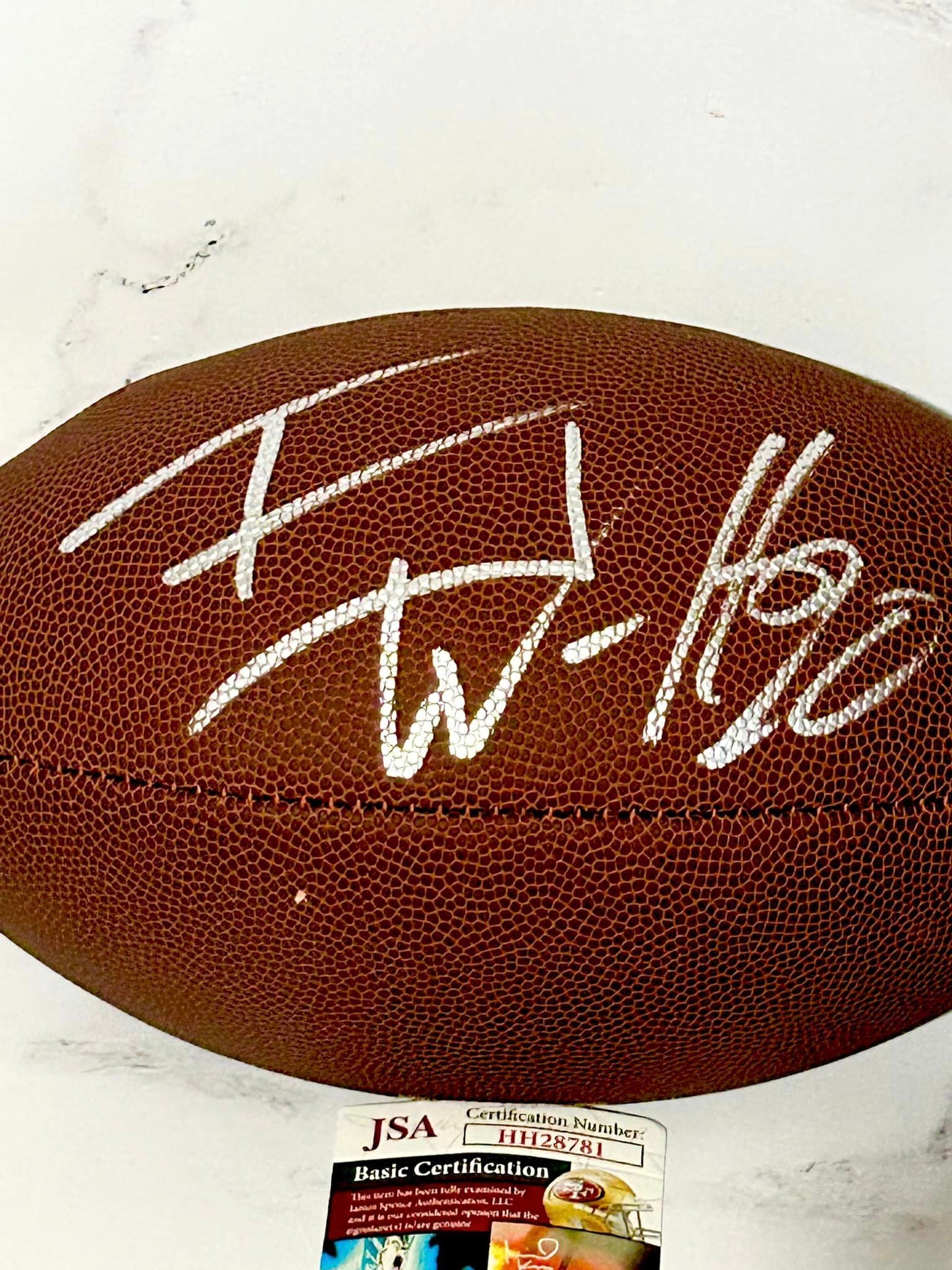 TJ Watt Signed Football JSA Certified