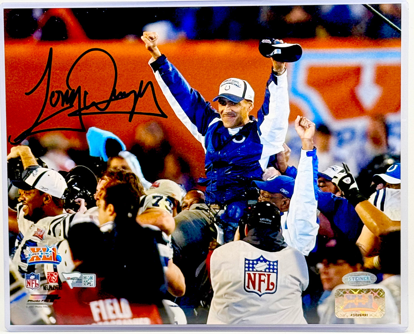 Tony Dungy Signed Colts 8x10 Photo Fanatics Certified