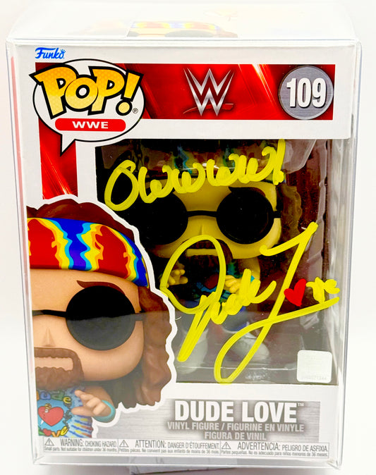 Mick Foley Dude Love Signed Funko Pop JSA Certified