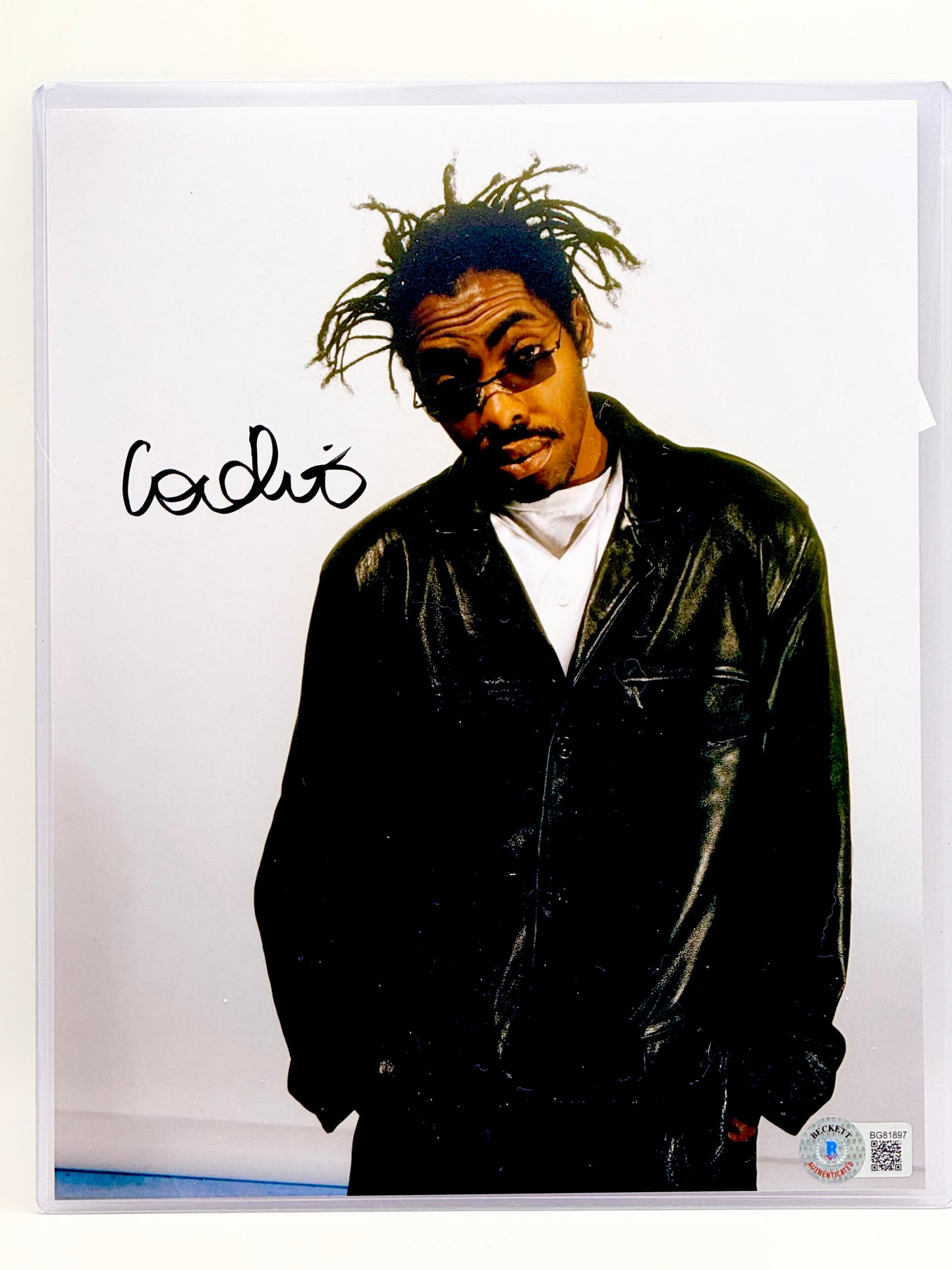 Coolio Rare R.I.P. Rapper Signed 8x10 Photo Beckett Certified