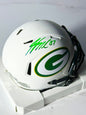 Jordy Nelson Signed Packers Matte White Mini Helmet Beckett Certified