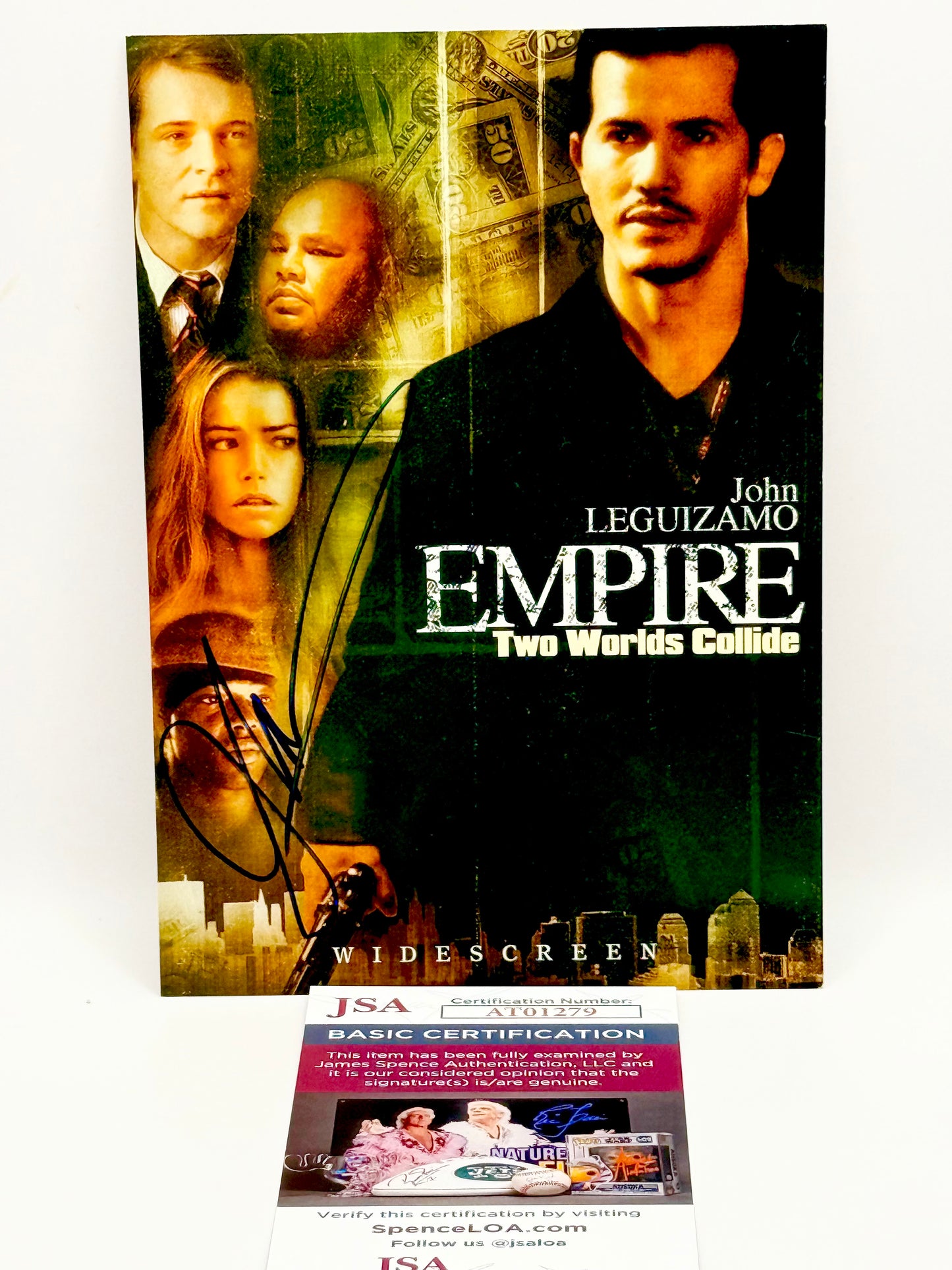 John Leguizamo Signed Empire DVD Insert JSA Certified