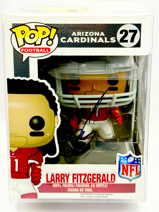 Larry Fitzgerald Cardinals Signed Funko Pop JSA Certified