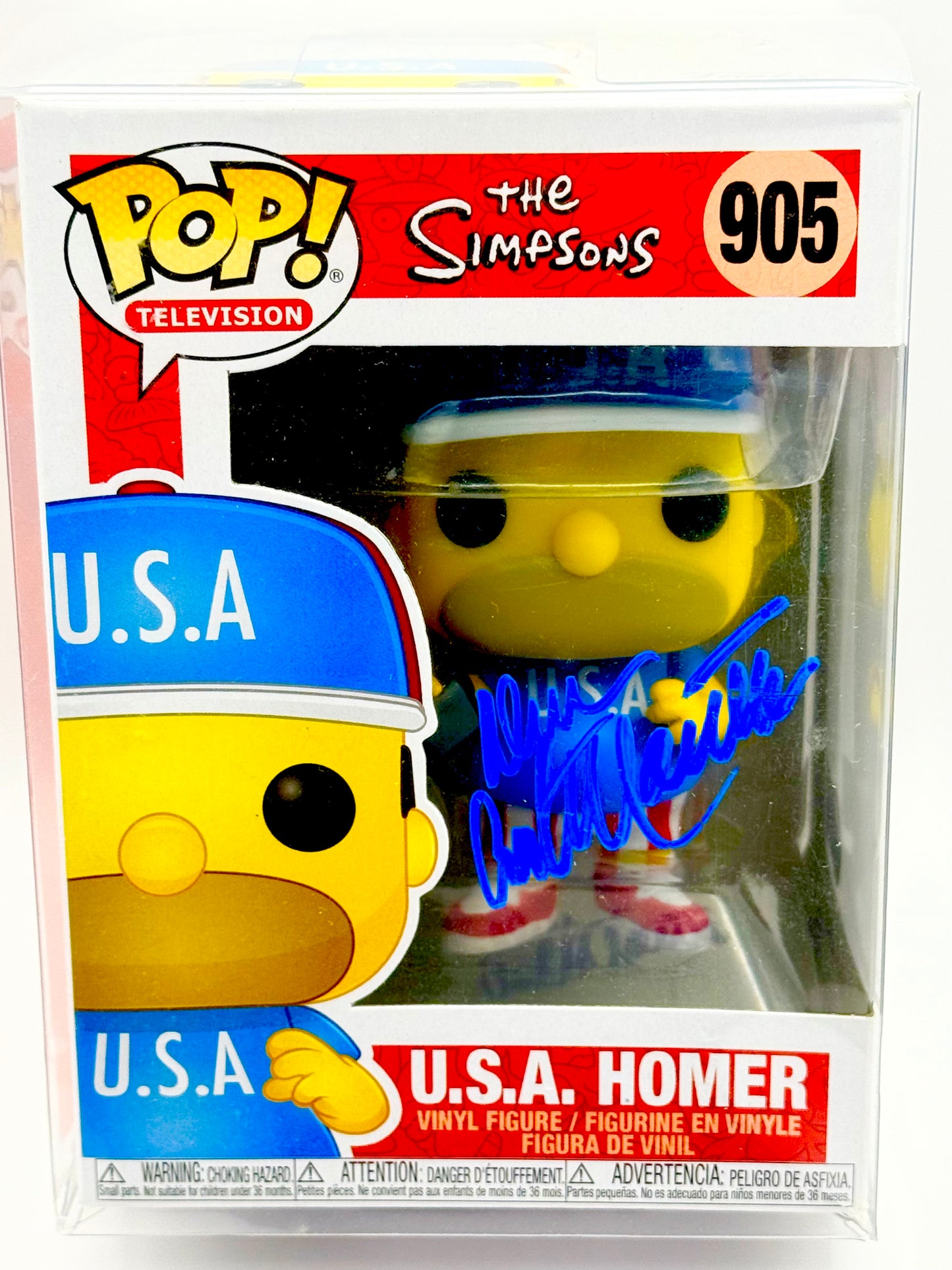 Dan Castellaneta USA Homer Signed Funko Pop Beckett Certified