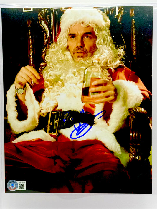 Billy Bob Thornton Bad Santa Signed 8x10 Photo Beckett Certified