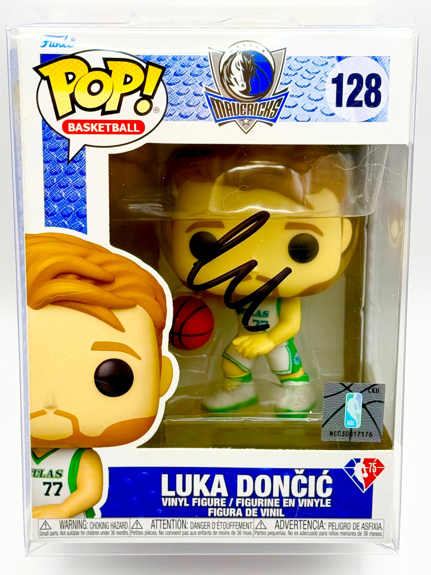 Luka Doncic Mavericks Signed Funko Pop JSA Certified