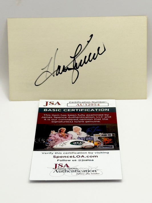 Harmon Killebrew Signed Cut JSA Certified