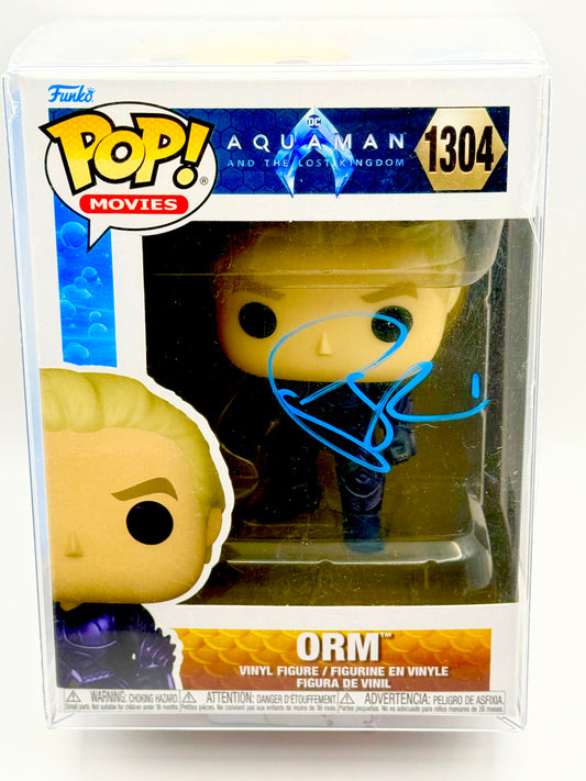 Patrick Wilson Aquaman Signed Funko Pop Beckett Certified