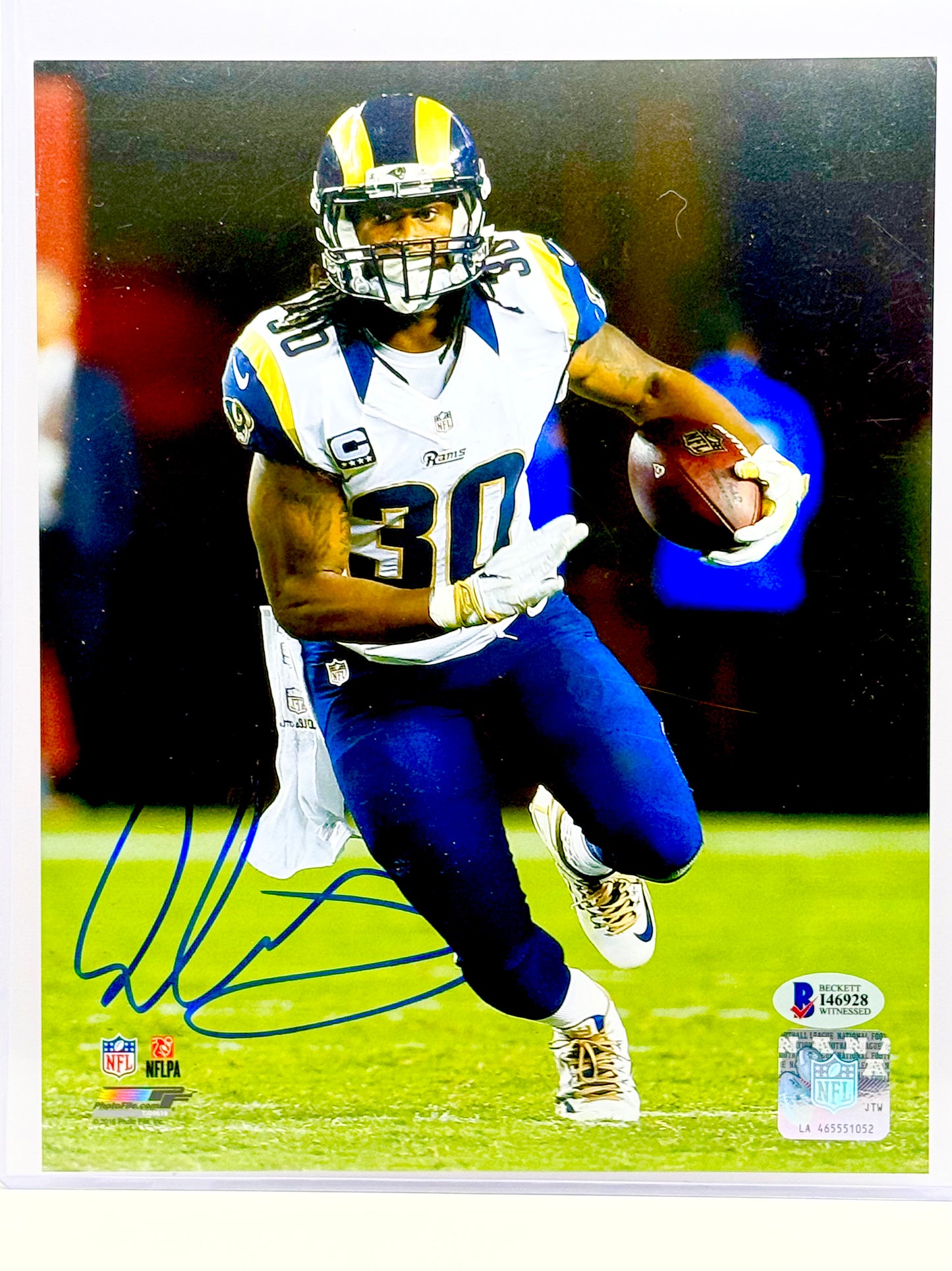 Todd Gurley Signed 8x10 Photo Beckett Certified