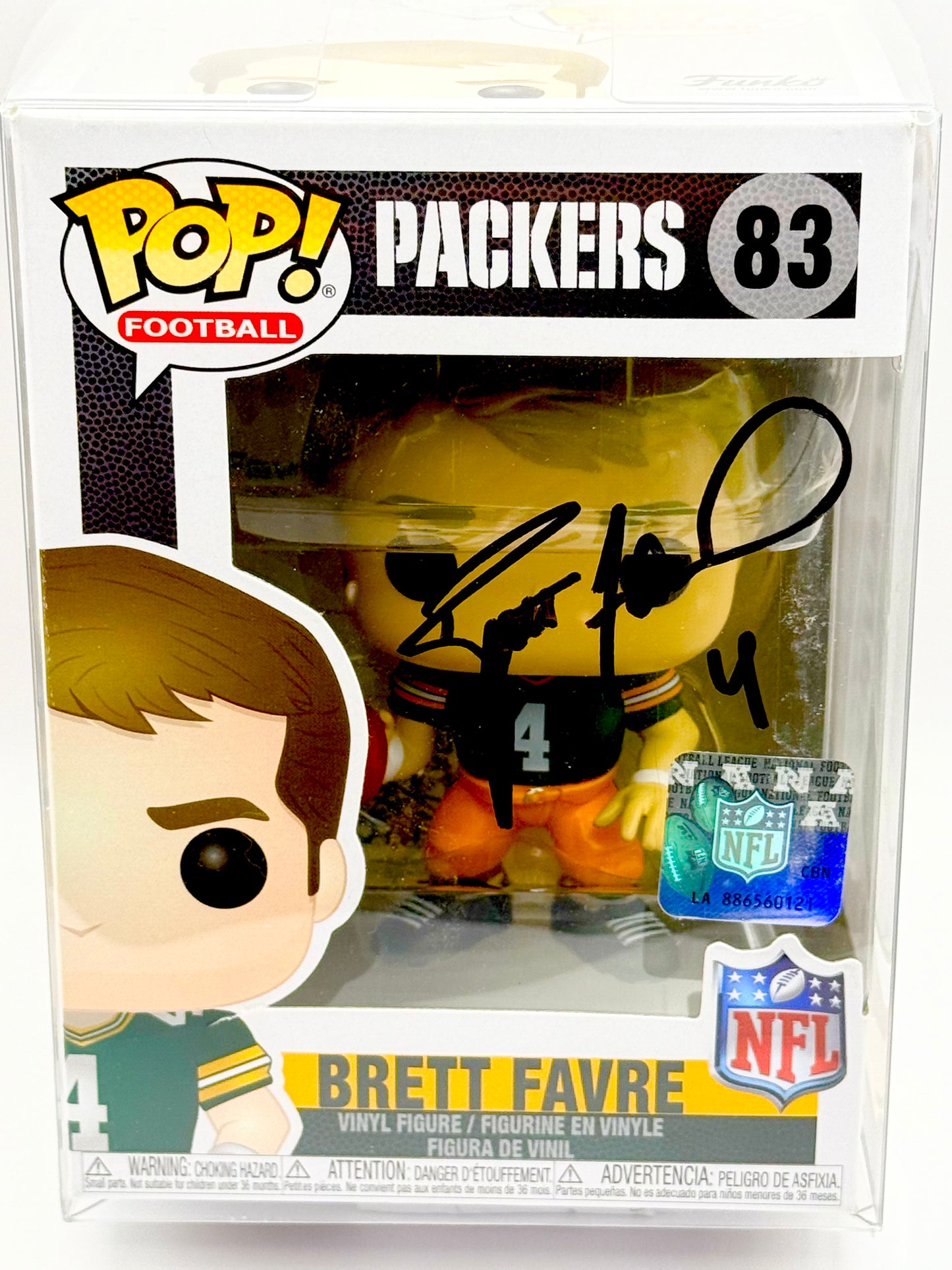 Brett Favre Packers Signed Funko Pop JSA Certified