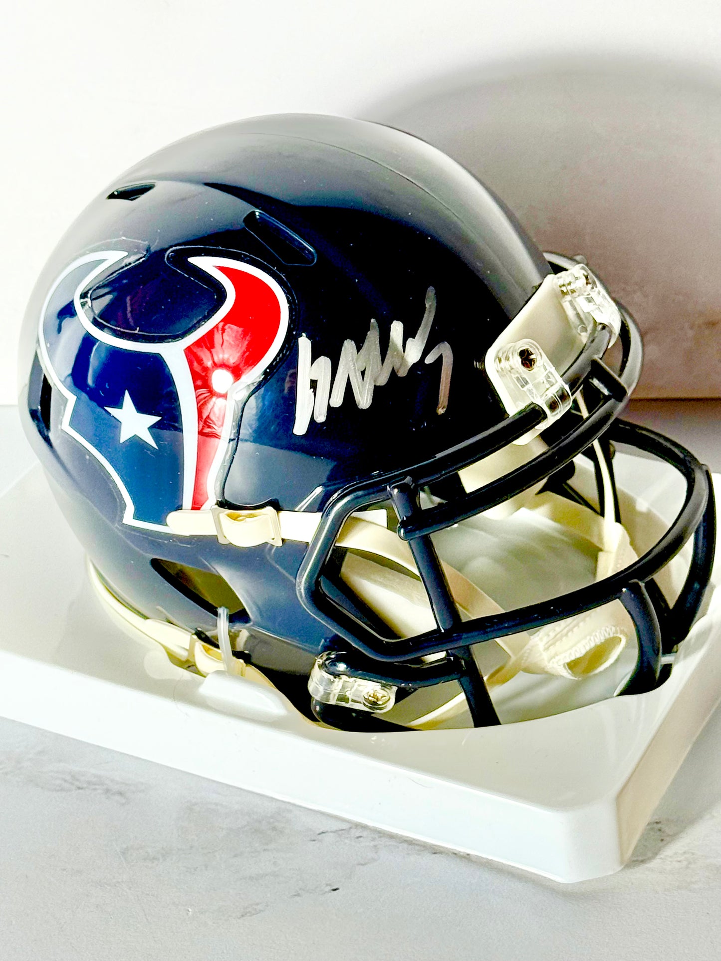 CJ Stroud Signed Texans Mini Helmet Fanatics Certified