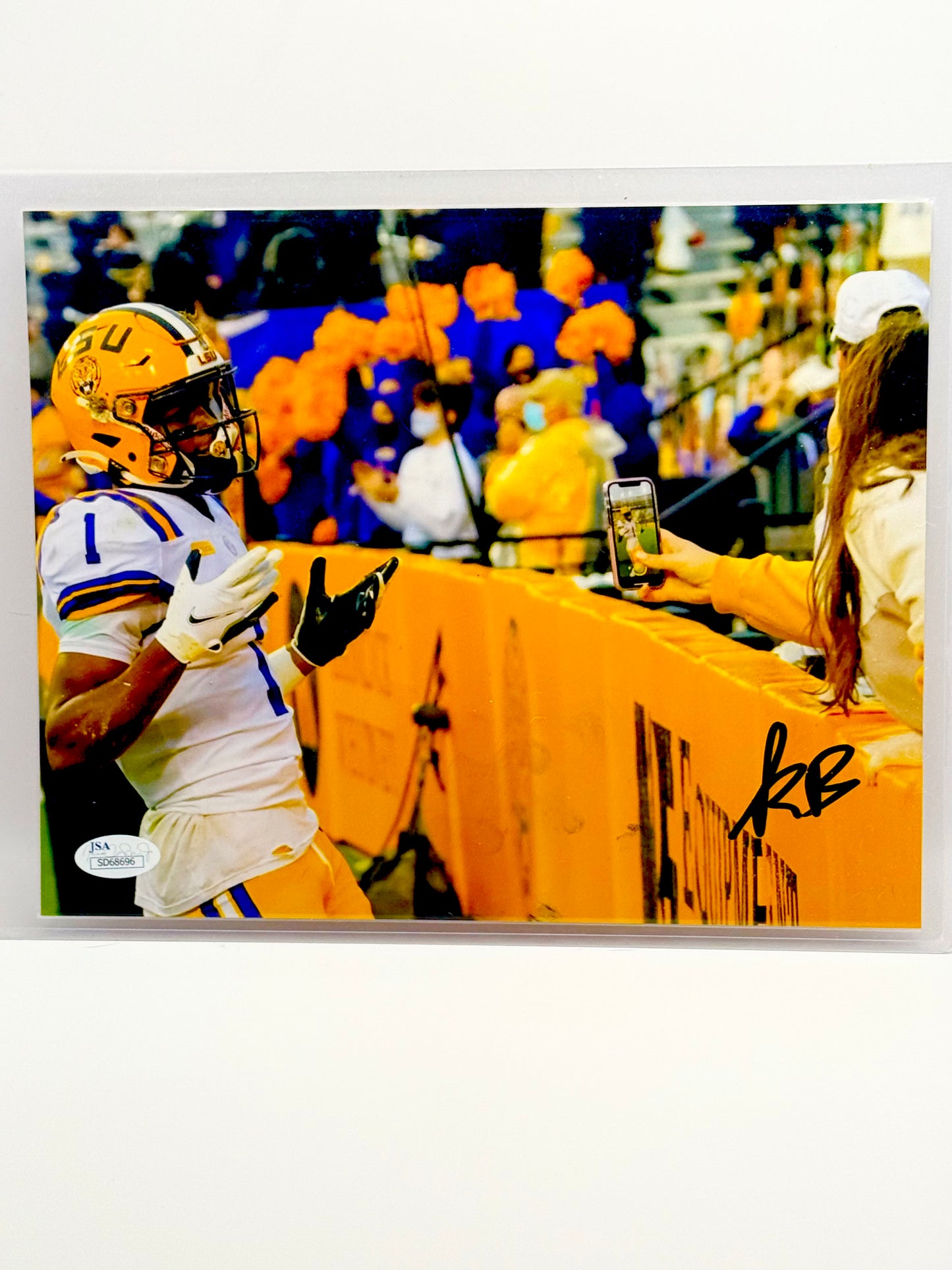 Kayshon Boutte Signed 8x10 Photo Beckett Certified