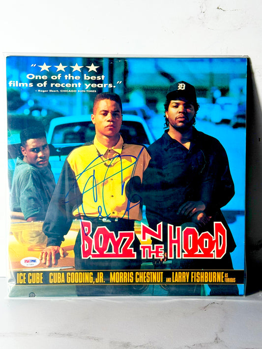 Ice Cube Signed Boyz N the Hood Laser Disc PSA Certified