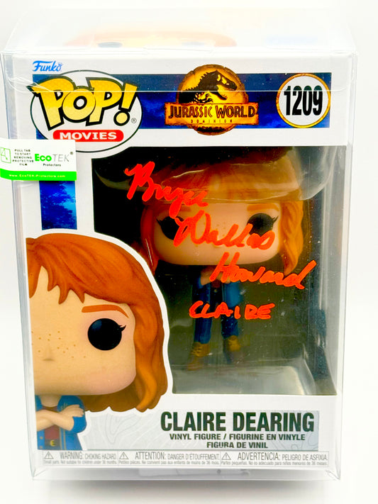 Bryce Dallas Howard Jurassic Park Signed Funko Pop Beckett Certified