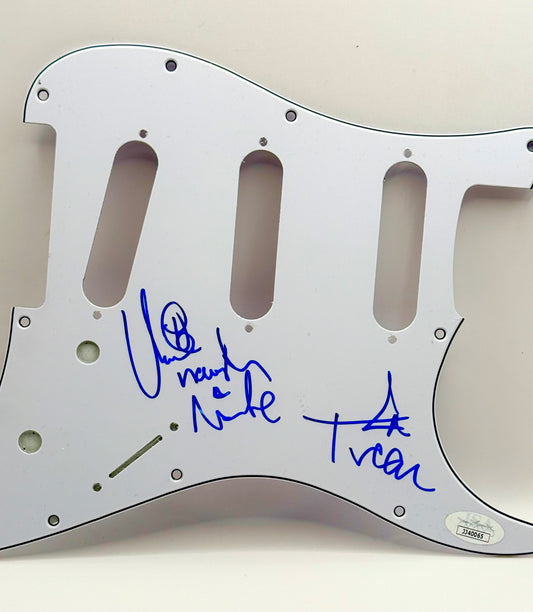 Naughty By Nature (Treach & Vin Rock) Signed Pick Guard JSA Certified