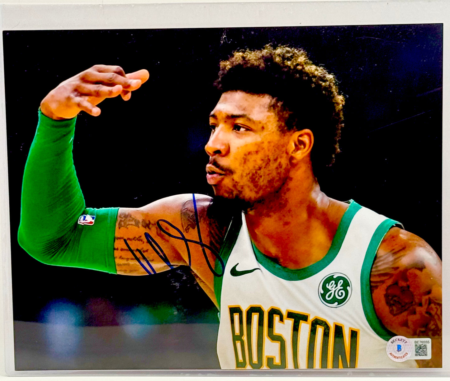 Marcus Smart Signed Celtics 8x10 Photo Beckett Certified