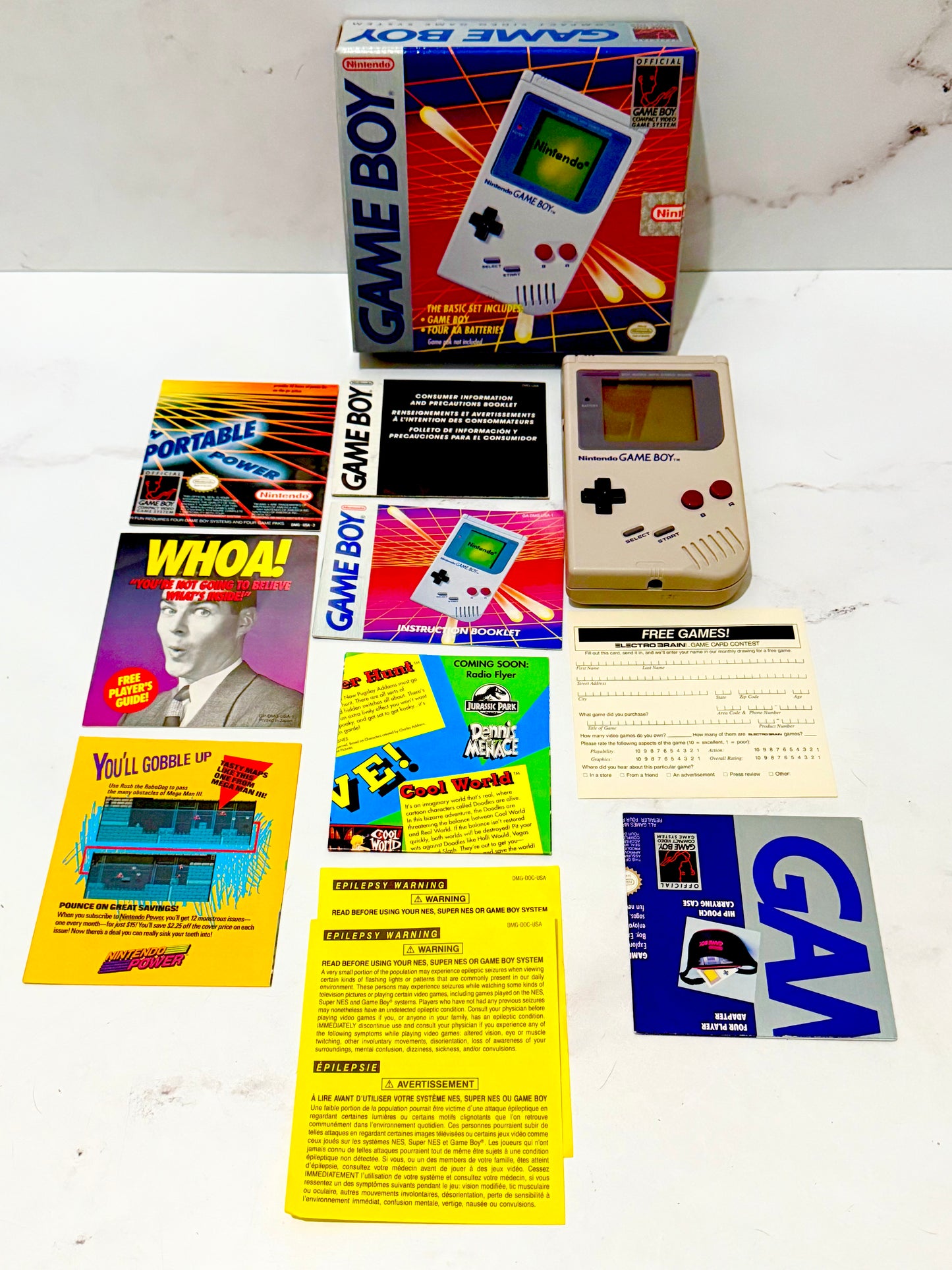 Nintendo Game Boy Complete Barely used Everything Else New