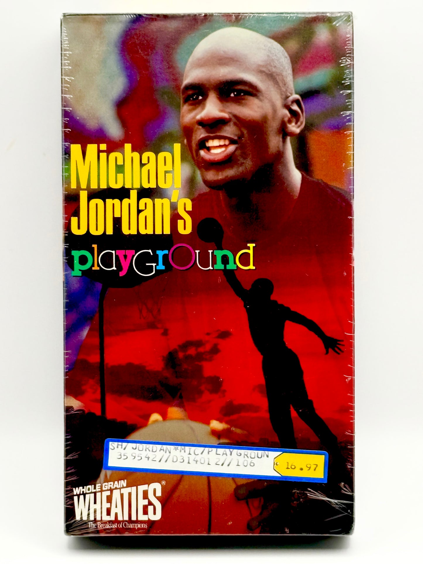 Michael Jordan’s Playground Wheaties Edition 1991 VHS New Sealed