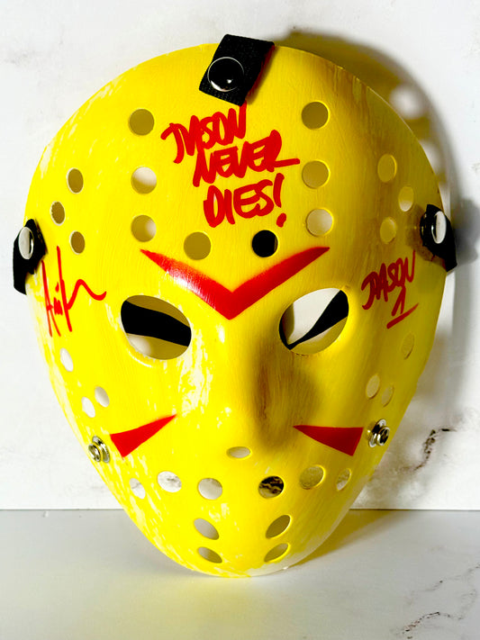 Ari Lehman Signed Jason Mask JSA Certified