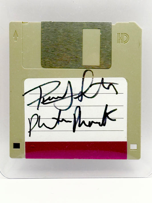 Renoly Santiago Hackers Signed Hard Disc Beckett Certified