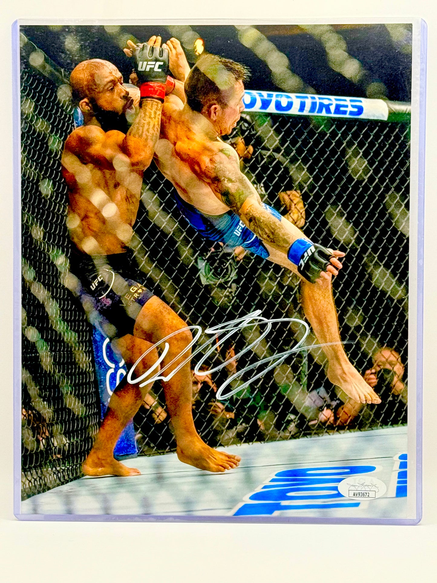 Demetrious “Mighty Mouse” Johnson Signed 8x10 Photo JSA Certified