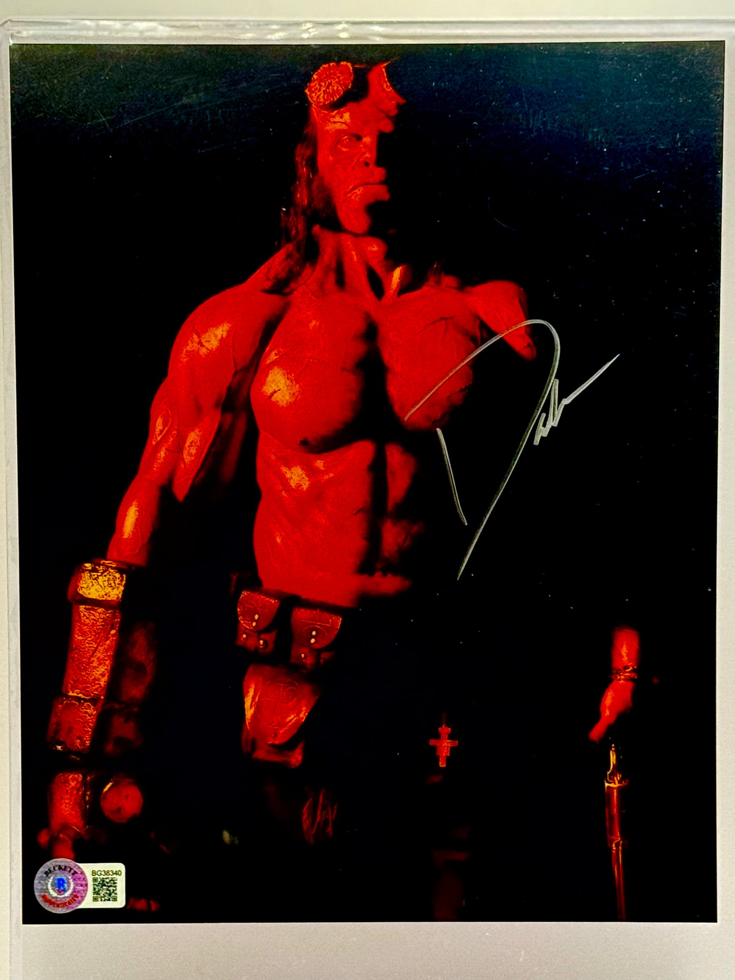 David Harbour Hellboy Signed 8x10 Photo Beckett Certified