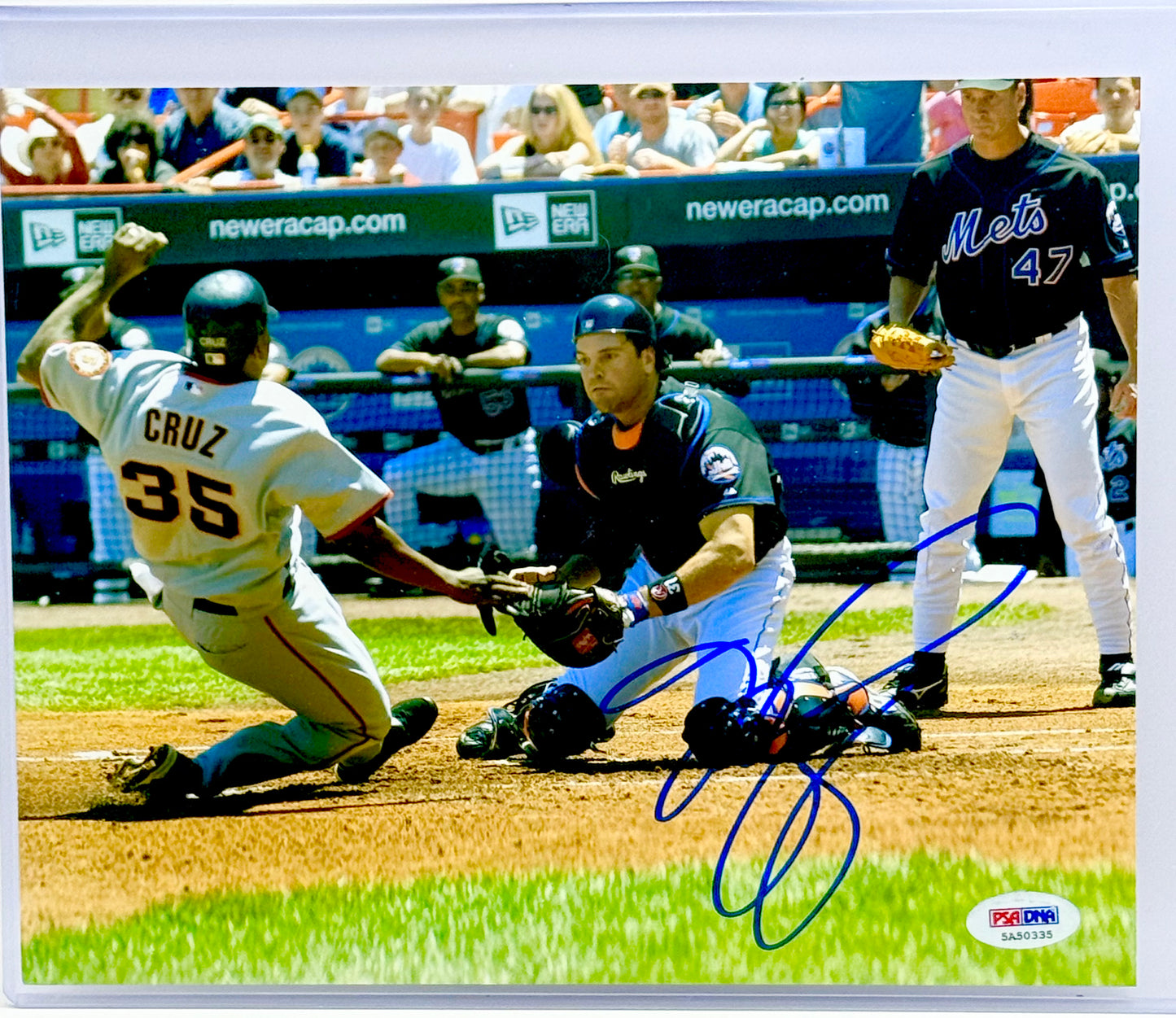 Mike Piazza Signed Mets 8x10 Photo PSA Certified