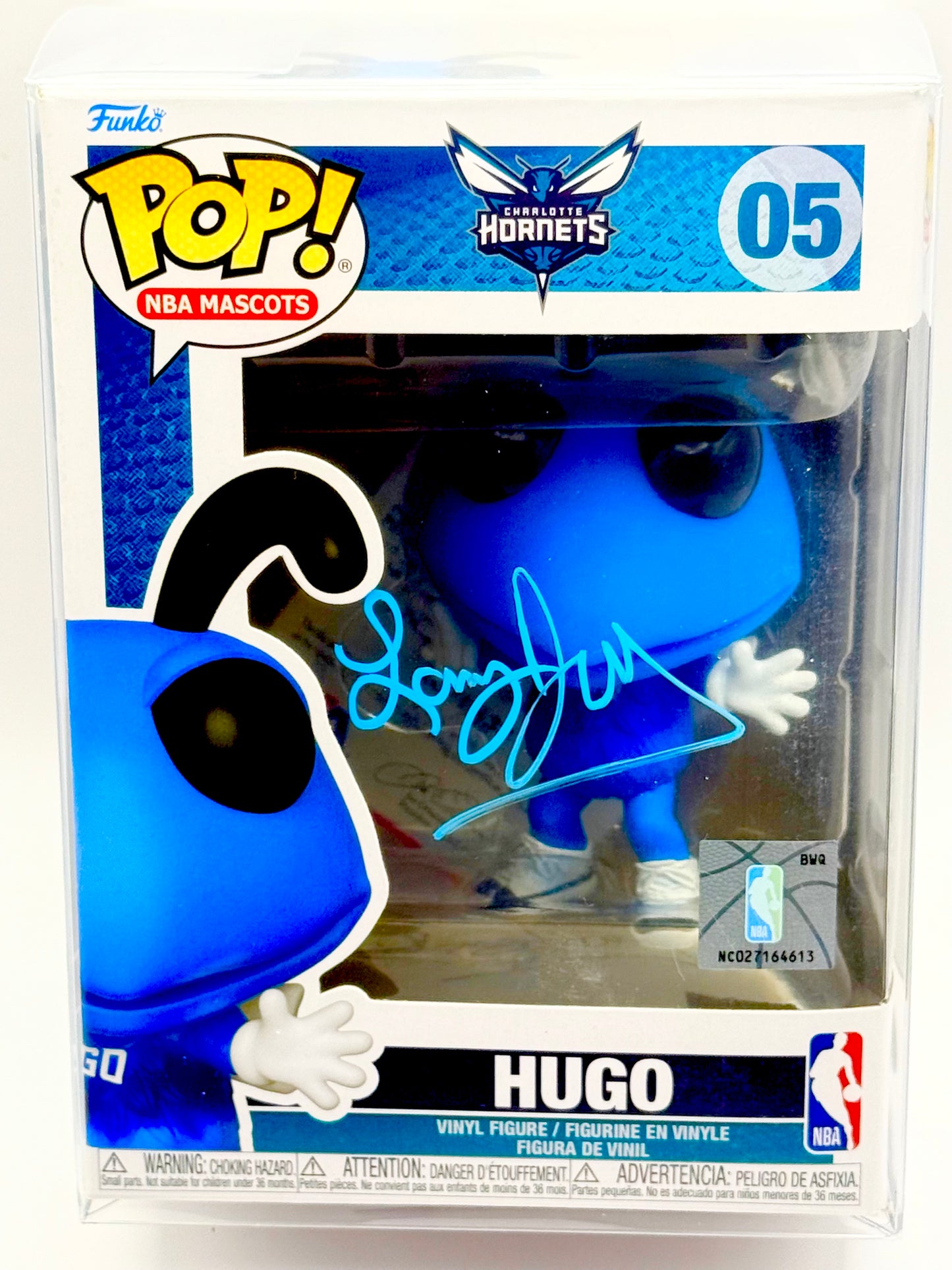 Larry Johnson Signed Funko Pop PSA Certified