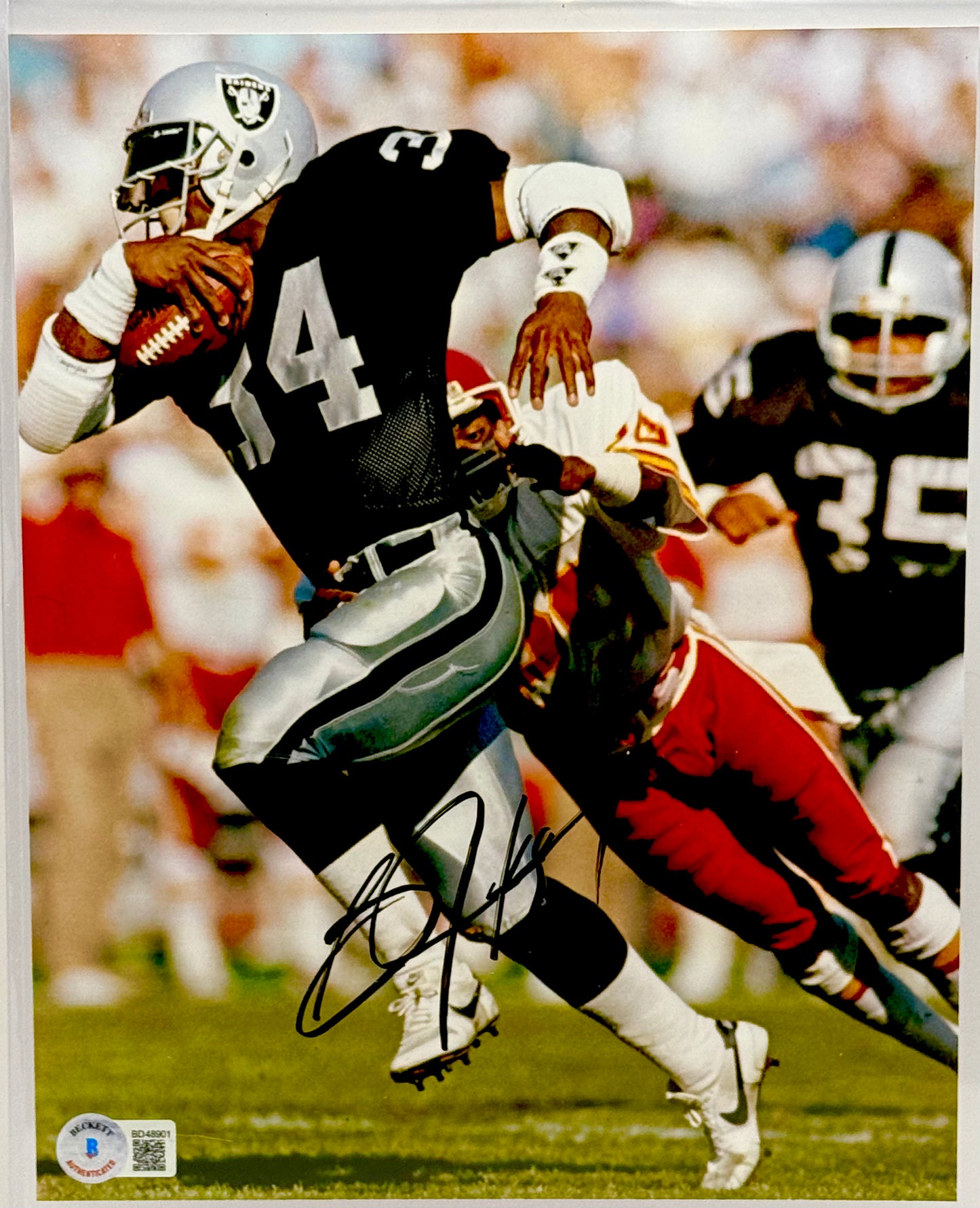 Bo Jackson Signed 8x10 Photo Beckett Certified