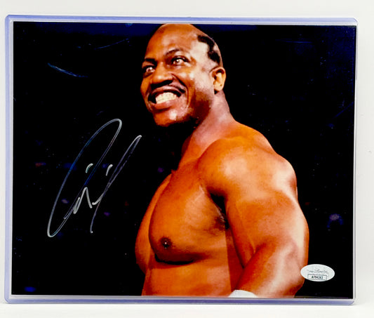 Tiny Lister No Holds Barred Signed 8x10 Photo JSA Certified