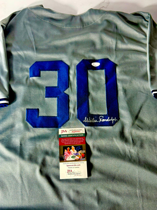 Willie Randolph Signed Yankees Jersey JSA Certified