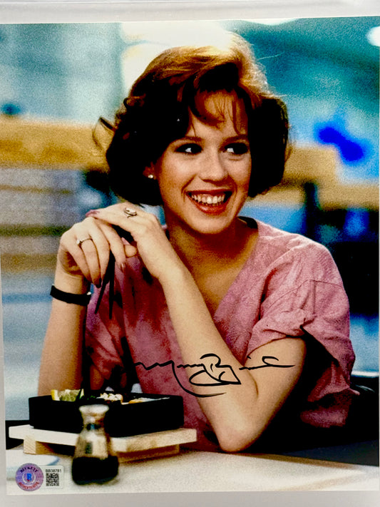 Molly Ringwald Breakfast Club Signed 8x10 Photo Beckett Certified