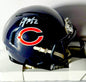 DJ Moore Signed Bears Mini Helmet JSA Certified