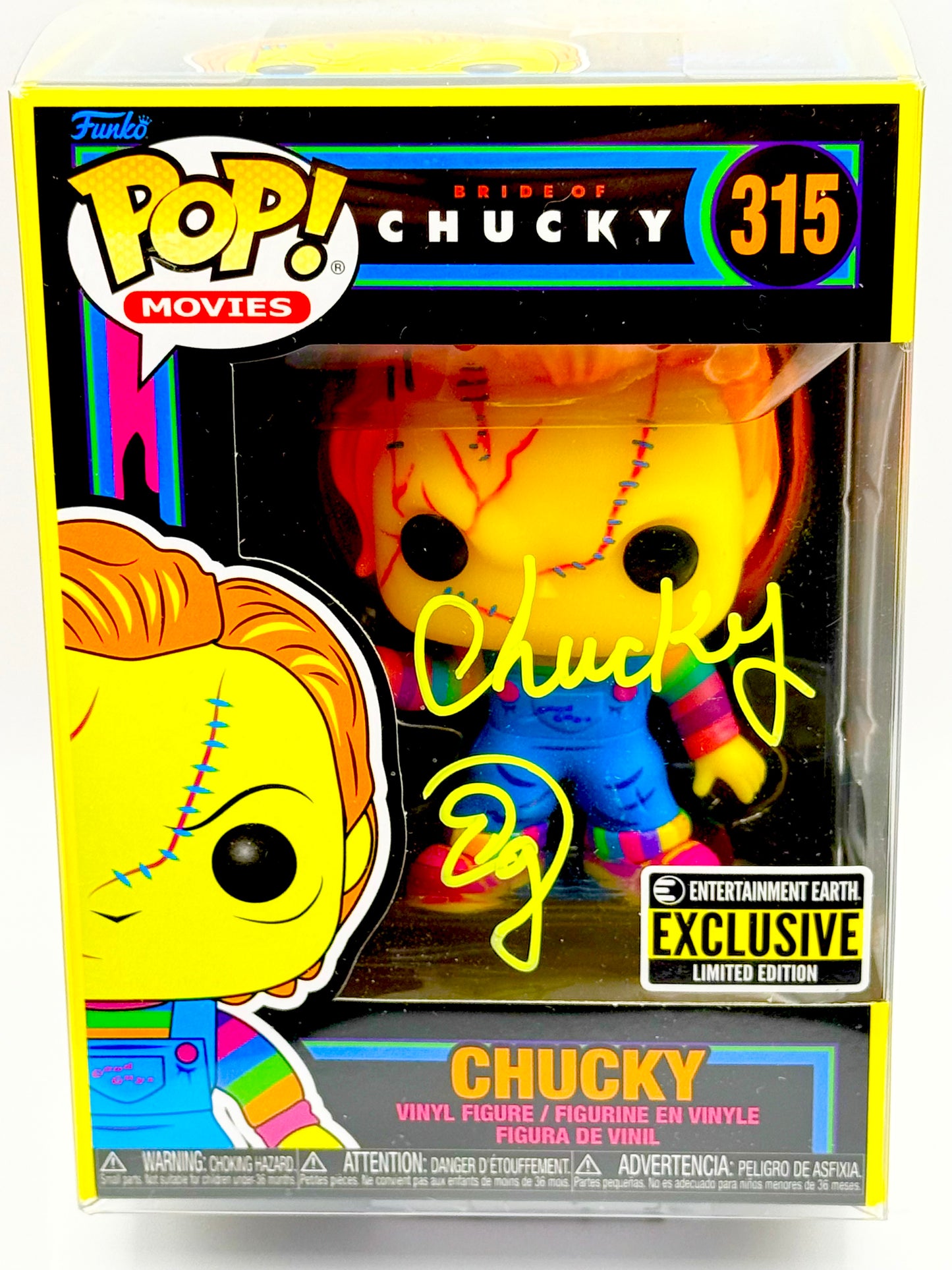 Ed Gale Chucky Signed Funko Pop Beckett Certified