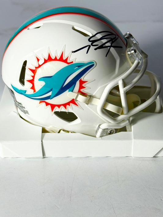 Tua Tangovailoa Signed Dolphins Mini Helmet Fanatics Certified