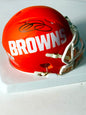 Odell Beckham Signed Browns AMP Mini Helmet Fanatics Certified