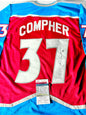 JT Compher Signed Avalanche Jersey JSA Certified