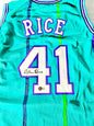 Glenn Rice Signed Hornets Jersey Beckett Certified