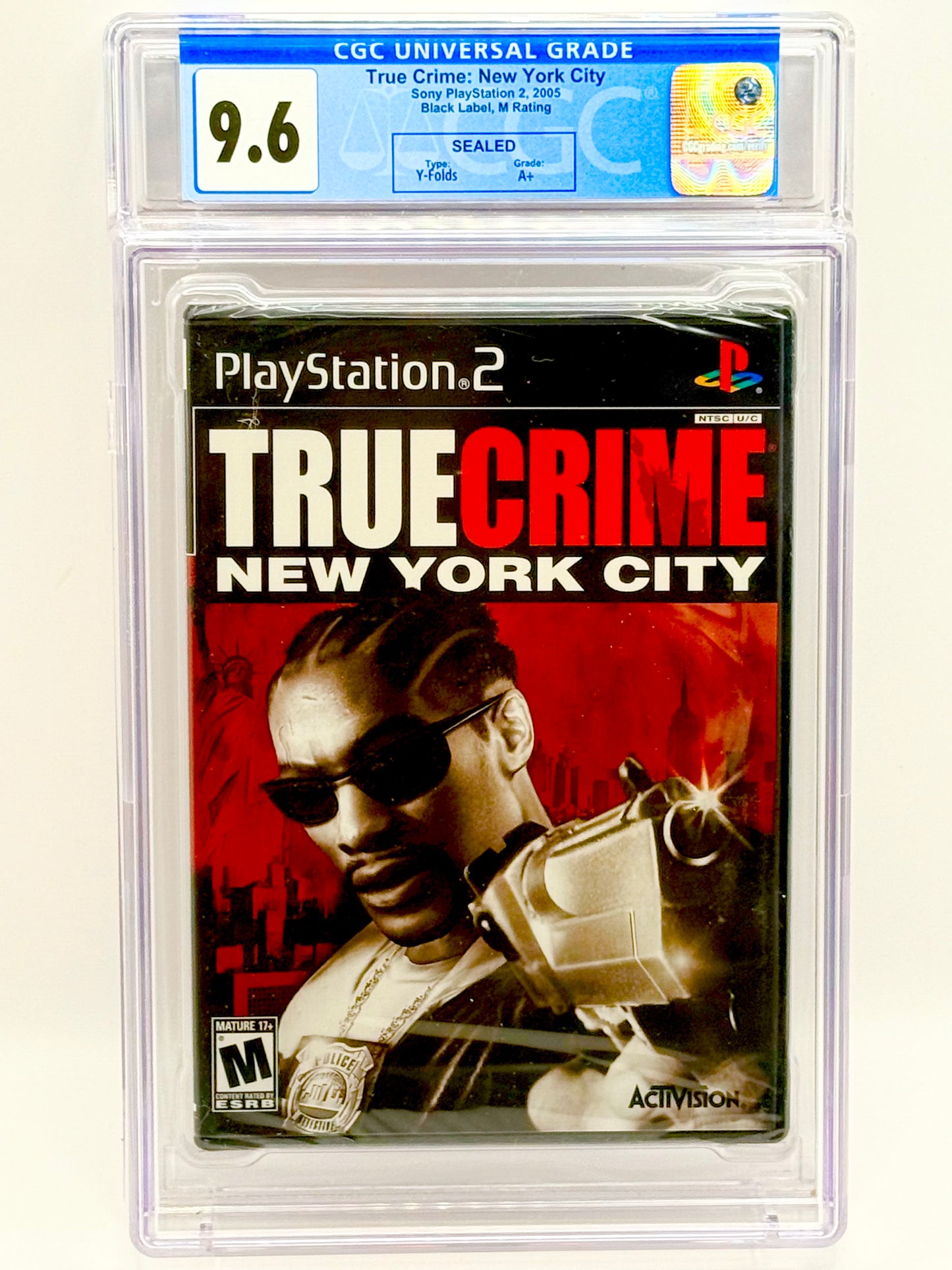 True Crime New York City PlayStation 2 PS2 CGC Graded 9.6 A+ Pop 2