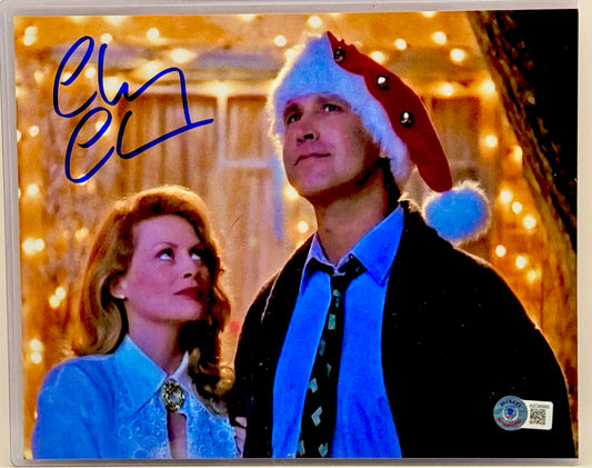 Chevy Chase Signed 8x10 Photo Christmas Vacation Beckett Certified