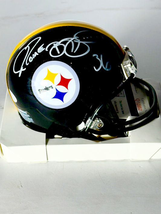 Jerome Bettis Signed Steelers Mini Helmet JSA Certified