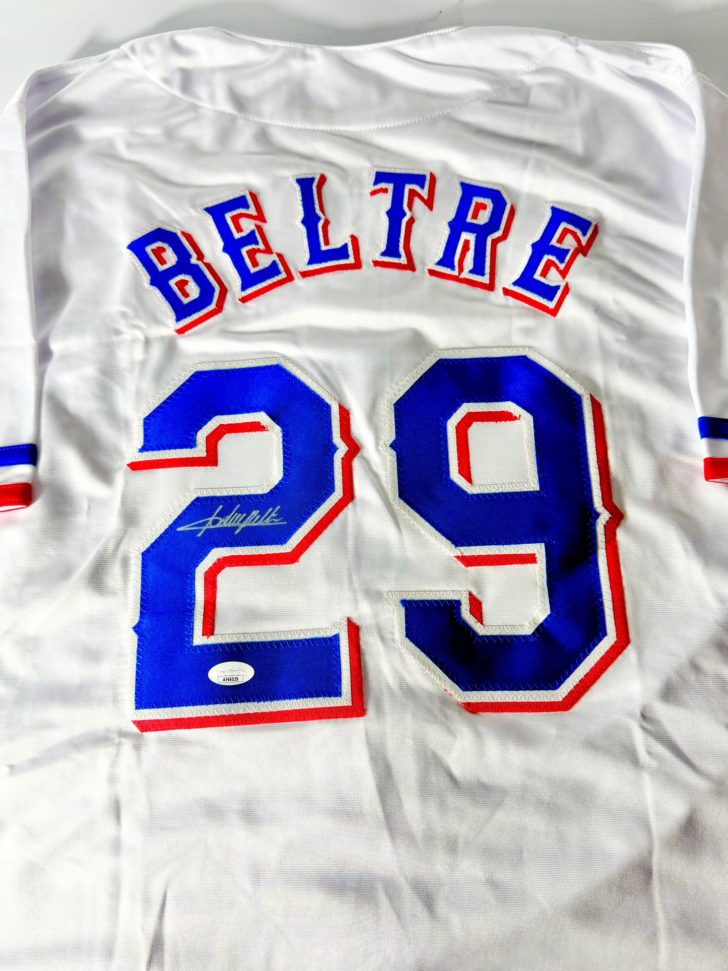 Adrian Beltre Signed Rangers Jersey JSA Certified